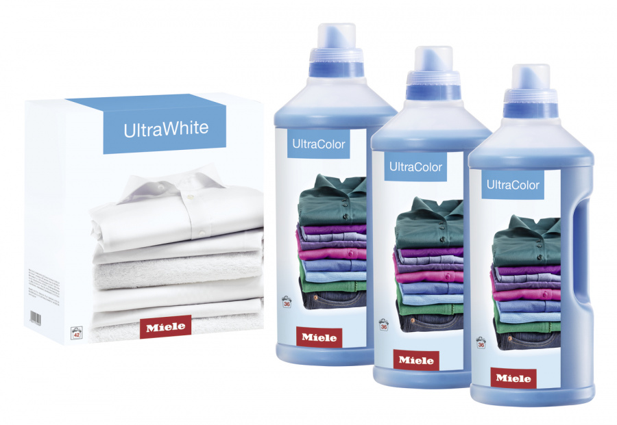 Набор моющих средств для стиральных машин 3хUltraColor + 1хUltraWhite Miele купить в Красноярске | Всегда в наличии! | Артикул 11347740 | Официальный сайт